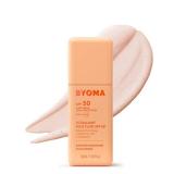 BYOMA SPF 50 Face Fluid - Ultra-Lightweight Facial Sunscreen for All Skin Tones - Luminous Glow, No White Cast - SPF Moisturizer Strengthens Skin Barrier - 1.69 fl.oz - Retail: $19