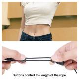 Pankousa 2PCS Adjustable Shirt Tuck Band Women,Stretchy & Invisible Shirt Tuck Band Women,Makeover Top Style(A Black + B Black)