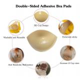 DHCare Double-Sided Sticky Bra Pads Breathable Adhesive Cups Push Up Sticky Inserts for Bra Inserts Breast Enhancer