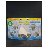 Air Wick Plug-In Scented Oil Air Freshener Warmer Refills, Fresh Linen, 6 Count (1 Pack Packaging May Vary)