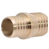 SharkBite 1-1/4 x 3/4 Inch Brass Crimp Reducing Coupling, PEX Pipe, PE-RT, UC013522