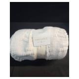 Tree Knit Throw Blanket Ivory - Threshold - Retail: $30