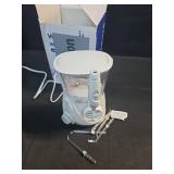 Waterpik Aquarius Water Flosser For Teeth Cleaning, Gums, Braces, Dental Care, Electric Power With 10 Settings, 7 Tips For Multiple Users And Needs, ADA Accepted, White WP-660, Packaging May Vary - Re