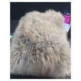 Faux Fur Throw Blanket Brown - Threshold - Retail: $35