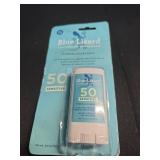BLUE LIZARD Sensitive Mineral Sunscreen Stick with Zinc Oxide, SPF 50+, Water Resistant, UVA UVB Protection Easy to Apply, Fragrance Free, 0.5 Oz