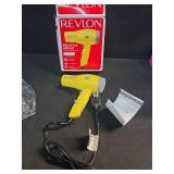 REVLON Compact Hair Dryer | 1875W Lightweight Design, Perfect for Travel, (Yellow)