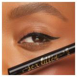 tarte sex kitten liquid liner Liquid Eyeliner Pen with Castor Oil for Bold, Nourished Lashes, Waterproof, All-Day Wear, Easy to Apply, Vegan & Cruelty-Free, full size, black - Retail: $24