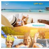 Leovqn Period Swimwear Bikini Menstrual Leakproof Swim Bottoms UPF 50+ Waterproof Brief Light Flow for Women Girls Teens New Black,  XXS - Retail: $22