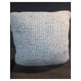 Square Marled Knit Pillow Light Blue - Threshold - Retail: $30