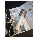 Shark HT212 SmoothStyle Heated Comb + Blow Dryer Brush with Heat Resistant Storage Bag, Dual Mode, for All Hair Types, Silk - Retail: $150
