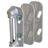 Prime-Line K 5003 Aluminum, Spring-Loaded Screen Door Strike Plate (Single Pack)