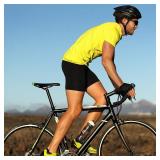 Ohuhu Padded Bike Shorts for Mens 3D Padded Cycling Bicycle Underwear Black