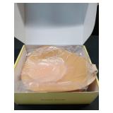 Niidor Adhesive Bra Strapless Sticky Invisible Push up Silicone Bra for Backless Dress with Nipple Covers Nude(B Cup)