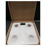 Scale for Body Weight and Fat Percentage, RunSTAR Digital Accurate Bathroom Smart Scale with Large Display, FSA&HSA Eligible 13 Body Composition Analyzer Sync App, White - Retail: $32