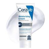 CeraVe Moisturizing Cream, Face Body Moisturizer, Normal to Dry Skin, 8 Fl Oz