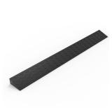 Henka 1.6\" Rise Threshold Ramps for Doorways, Wheelchair Ramp for Home Steps, Door Threshold Ramp with Anti-Slip Surface (Color: Black, Size: 39x3.94x1.6in) - Retail: $28