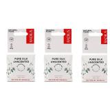 RADIUS Dental Floss, Natural Floss, Unscented Silk, 33 Yards, Compostable & Non-Toxic Oral Care Designed to Help Fight Plaque, Pack of 3