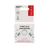 RADIUS Dental Floss, Natural Floss, Unscented Silk, 33 Yards, Compostable & Non-Toxic Oral Care Designed to Help Fight Plaque, Pack of 3