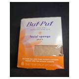 Buf-Puf Gentle Facial Sponge, Dermatologist Developed, Removes Deep Down Dirt & Makeup That Causes Breakouts and Blackheads, Reusable, Exfoliating, 1 Count
