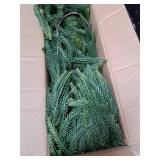 Towponics 12FT(2 x 6FT) Christmas Garlands for Decorating, Real Touch Norfolk Pine Garland, Artificial Greenery Garlands for Mantle, Stairs, Fireplace, Indoor Outdoor Christmas Decorations