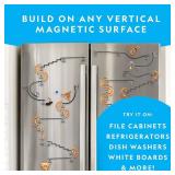 National Geographic Magnetic Marble Run - 75-Piece STEM Building Set for Kids and Adults with Magnetic Track and Trick Pieces and Marbles for Building A Marble Maze, STEM Project