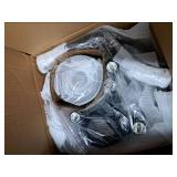 3-Light Farmhouse Chandelier, 14.5 Pendant Hanging Lighting Adjustable Height, Convertible Vintage Semi Flush Mount Ceiling Light Fixture, Rustic Chandeliers for Dining Room Foyer Entryway Kitchen