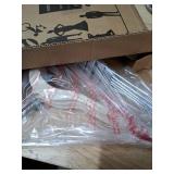 HOUSE DAY Velvet Hangers with Adjustable Clips 10 Pack, Non-Slip Suit Organizer with 360° Hook - Heavy Duty Hanger for Pants, Skirts, Blouses, Dresses - Outfit Hangers All-Season Space Saver (Ivory)