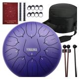 Yinama Steel Tongue Drum Percussion Instrument 11 Notes 12 inches