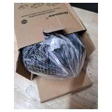 Hrensaw Medium Outdoor Electrical Box(10.6x5.5x4.5inch),Weatherproof Connection Box w/6 Cable Entry,IP54 Waterproof Extension Cord Cover Protect Power Strip,Timer,Plug,Holiday Lights,Black