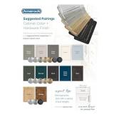 Amerock | Cabinet Pull | Brushed Gold/Matte Black | 3-3/4 inch (96 mm) Center to Center | Urbanite | 1 Pack | Drawer Pull | Drawer Handle | Cabinet Hardware