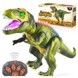 JOYIN Robot Dinosaur Toy for Kids Boys 3+ Big T.rex with Light and Realistic Roaring Sound, Remote Control Walking and Dancing Dinosaur, Electronic Steam Toy, Birthday Gift for Kids Boys Girls