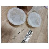 9PCS Large Peony Mold 3.5inch(3 Pack) Flower Mold with Large-Eye Wicking Needle,Candle Wick Holders Resin Making Silicone Molds for Craft Cake Chocolate Making Home Decorate