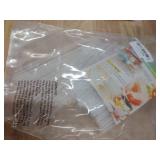 150PCS Disposable Plastic Drinking Straws - Flexible Straws Disposable Long Colorful PP Plastic Striped Assorted Colors for Home Use Milk Juice Drinks(CLEAR)