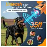 QVNNVQ Dog Bark Deterrent Devices, Ultrasonic Anti Barking Device for Dogs, Stopping Own or Neighborfts Dog Barking,Portable Dog Training Device, Safe and Effective for Indoor and Outdoor Use, Orange
