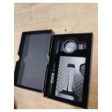 Magnetic Phone Wallet Compatible with Apple MagSafe - Metal Card Holder with AirTag Holder, RFID Blocking and Money Clip Mag Safe Wallet for iPhone 16 15 14 13 12 Pro Max/Pro/Plus/Mini, Carbon Fiber