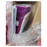 Remington Smooth and Silky Electric Shaver for Women, 3-Blade Battery Operated Foil Shaver and Bikini Trimmer, Shave Wet or Dry