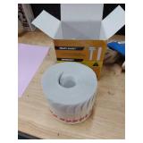 THUNDER GRIP 24\x4\in Clear Non-Slip Stair Treads for Wooden Steps (18-Pack) - Self Adhesive Strips - Transparent Indoorin