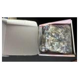 800Pcs+ (3lb) Gemstones and Crystals Set,30Kinds+ Bulk Rocks and Minerals Science Kit,Rocks Collections for Kids,Tumbled Chips Crystals,Crushed Stones