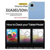 BRAECN for iPad (A16) 11th/10th Generation case 11/10.9 inch 2025/2022 Heavy Duty Shockproof Protective with Pencil Holder Screen Protector 360°Rotating Stand Handle and Shoulder Strap Full Body Cove