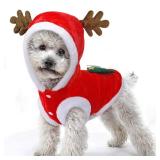 Pet Dog Christmas Clothes Costume, Dog Clothes for Small Medium Dogs and Cats
