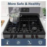 Stove Gap Covers Stainless Steel, 2Pack Retractable Stove Gap Filler (13.8\27.5\in Length, 0.79\in Width), Heat-Resistant Guard and Range Trim Kit Between Stove Top and Counter-Silverin