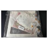 Ledido 2026 Graduation Balloon Boxes Decorations, 4 Pieces White Clear Grad Balloon Boxes with Letters and Fairy Lights, Class of 2026 Graduation Party Supplies for College, Prom, Birthday, Baby Showe