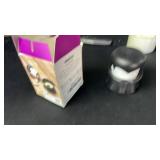 OTOTO Gracula Garlic Crusher, Garlic Mincer, Also for Ginger, Nuts, Chili, Herbs - Twist Top Mincer and Easy Squeeze Manual Press Peeler, Goth Gifts