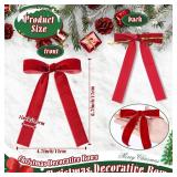 LOYIM 36 Pieces Valentinefts Day Velvet Bow Valentine Ribbon Wreath Bow Bulk Romantic Crafts Gift Pretied Set for Garland Home Decor Wedding Outdoor Indoor Decor(Wine Red, Beige, Khaki,1ftft Wide)