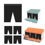 Chicken nest Box nest Door Curtai N Home partition Curtai N for Chickens Laying Eggs Wind, rain, Light, Prevent Other Chickens from Disturbing The self-Adhesive Hanging Curtai n Cloth (Black)