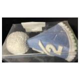 YOUAME Boys Blue Half Birthday Cake Smash Outfit - Six Months Baby Party Crown Hat and Photo Props