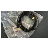 Znoogrn USB to HDMI Cable, USB-A to HDMI Adapter for Monitor, Type-A Male to HDMI Male Adapter for TV/DVD Player/Projector/Monitor-6.6FT/2M (Black)