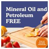 Non Toxic Cutting Boards - Cutting Board Set Free of Mineral Oil, Made of FSC Acacia Wood - Cutting Boards for Kitchen - Includes 3 Chopping Boards. By Ziruma