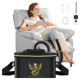 Cold Therapy Machine with Programmable Timer, Portable Ice Machine for Knee After Surgery, Knee Replacement Recovery System with Compression Pads for Shoulder, Hip, Ankle