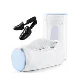 Teletrogy Shoe Washing Machine Bag w/Shoe Trees to Prevent Deformation - Sneaker Cleaner Bag Reusable Lint-Free Large Laundry Shoe Bag, Tennis Shoes Wash Kit Home Travel Essentials, White 2pcs